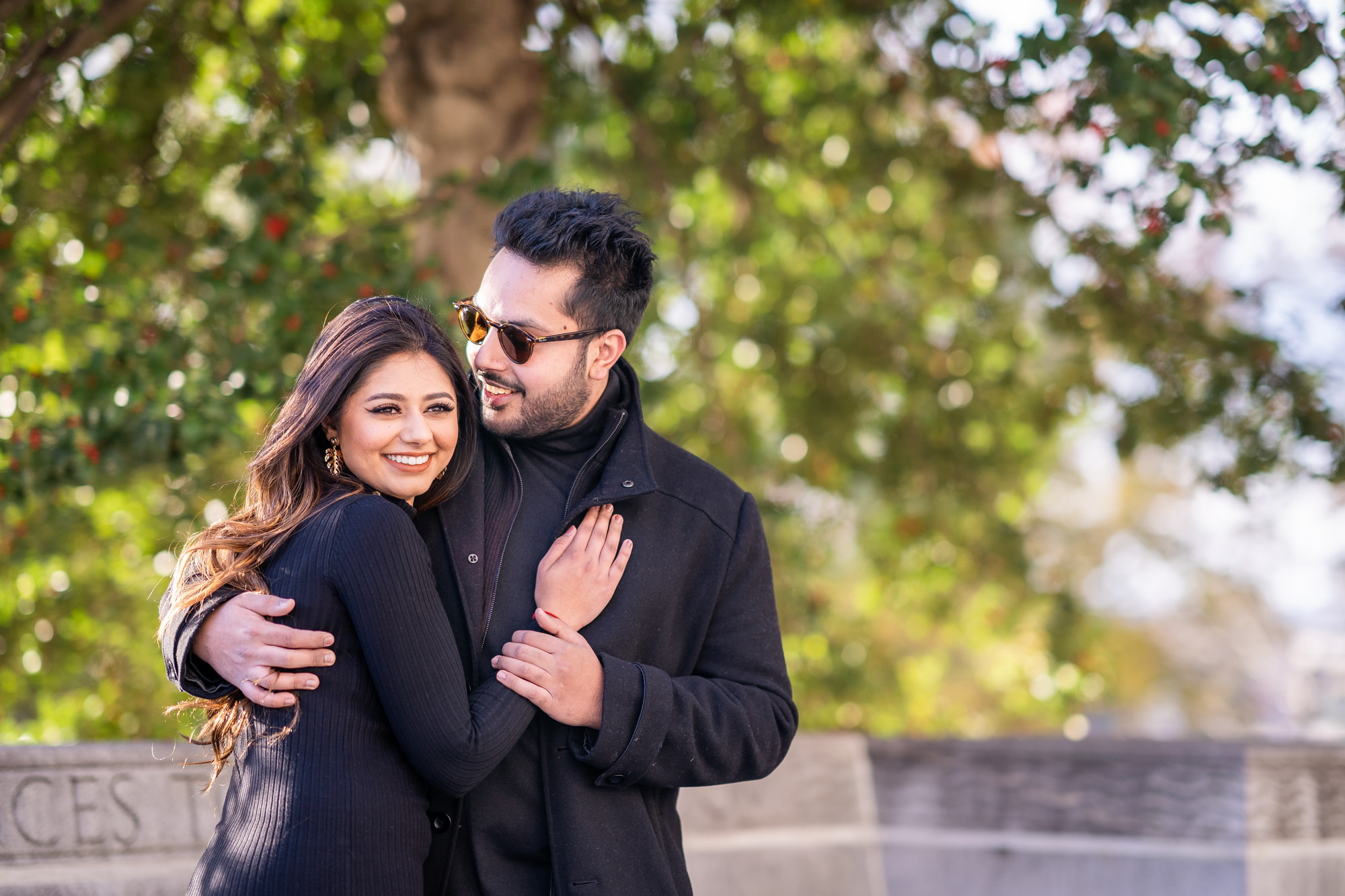 harrisburg capitol engagement photos sparklers