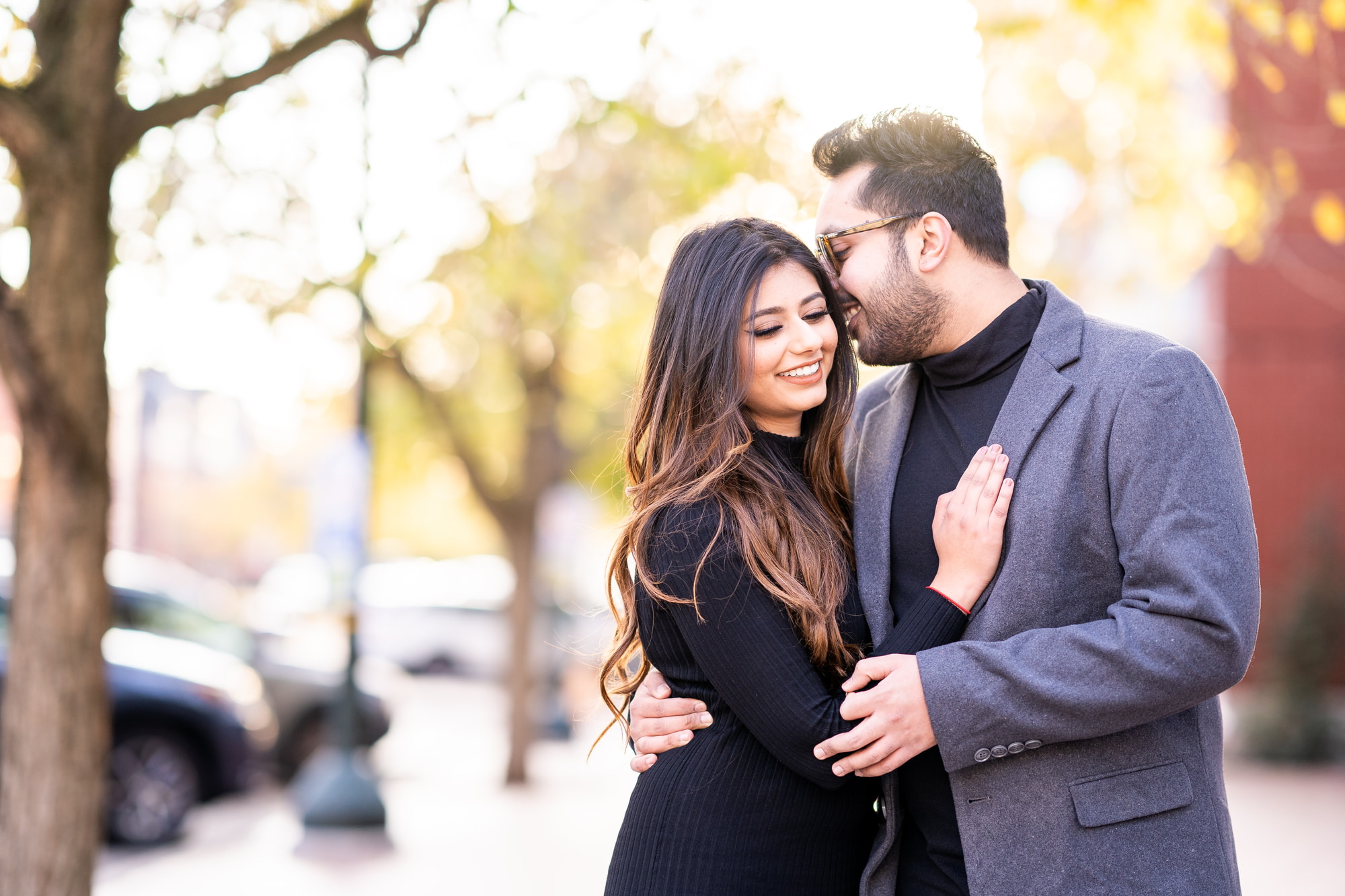 harrisburg capitol engagement photos sparklers
