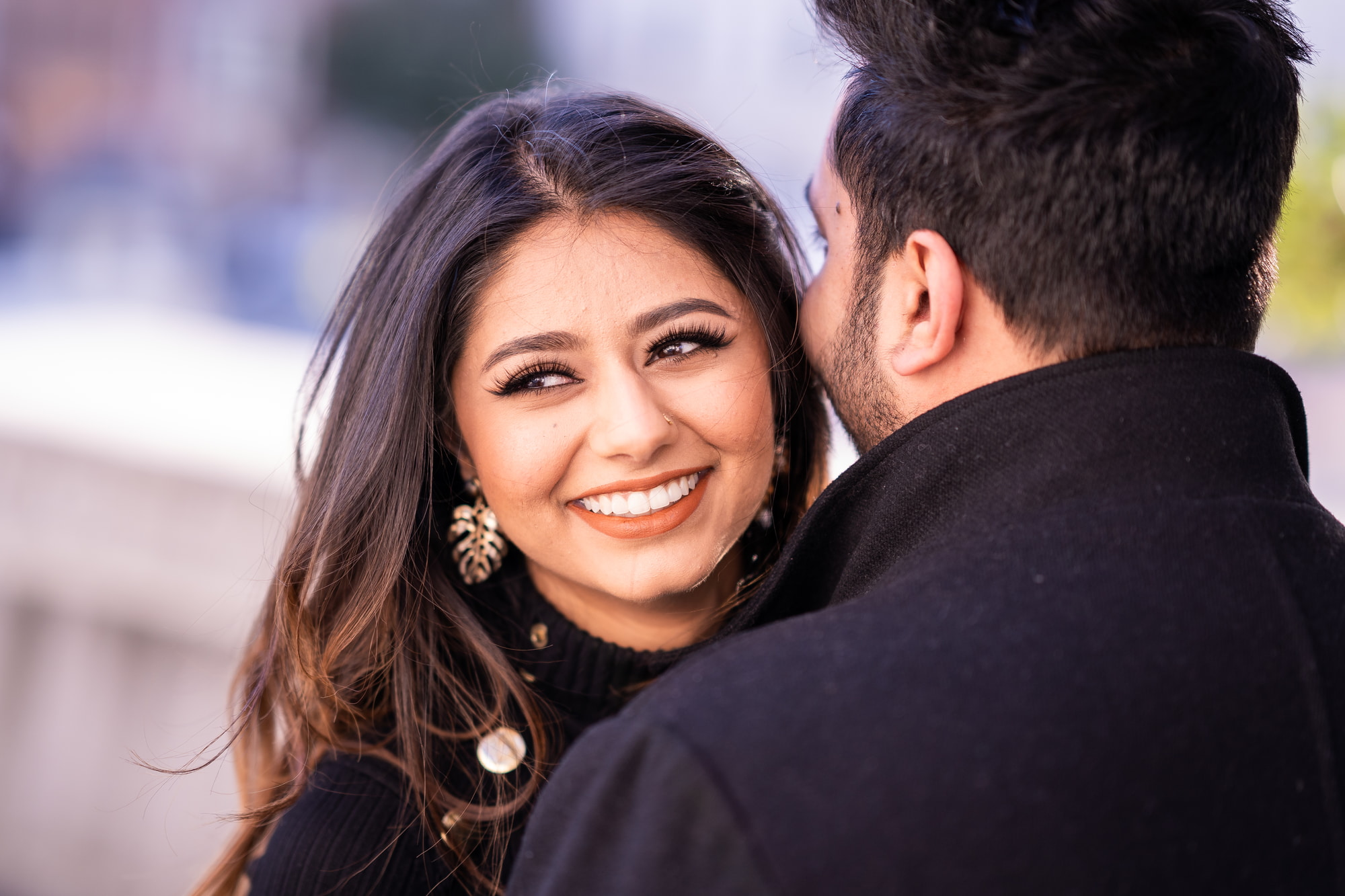 harrisburg capitol engagement photos sparklers