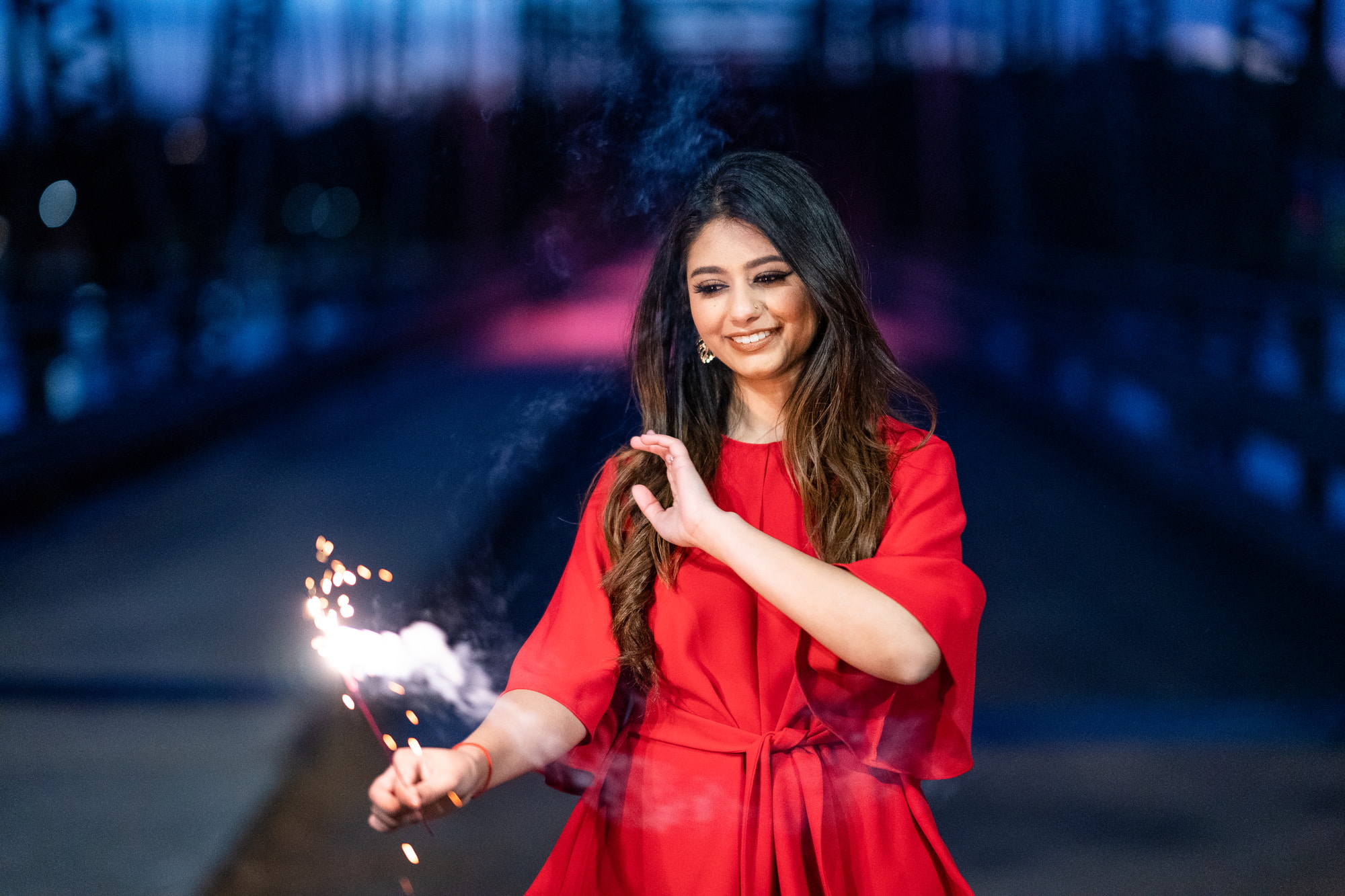 harrisburg capitol engagement photos sparklers