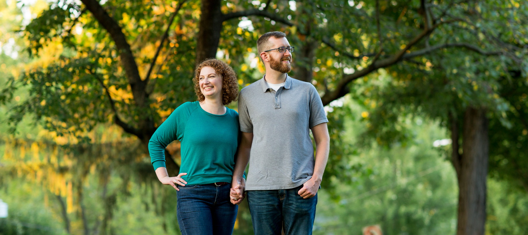 Fun engagement photos at Fort Hunter