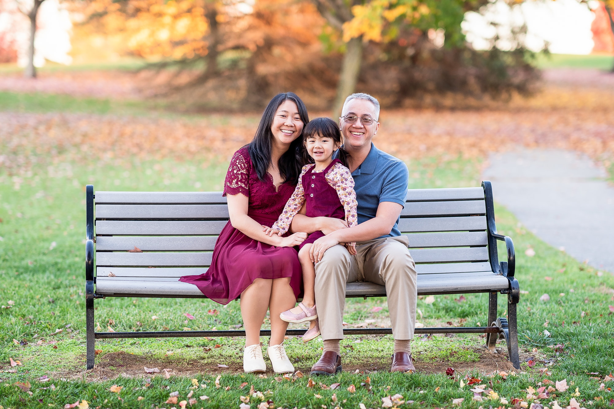 Fall Leaves Family Photos