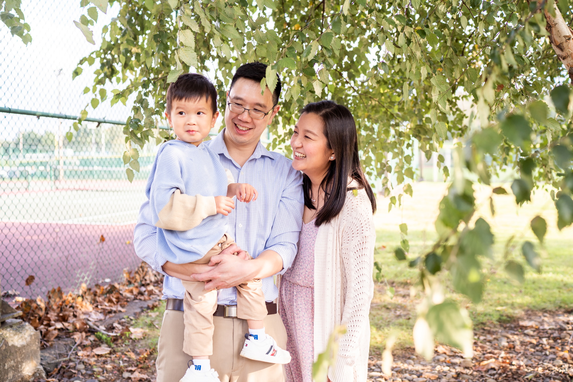 Father and son moment