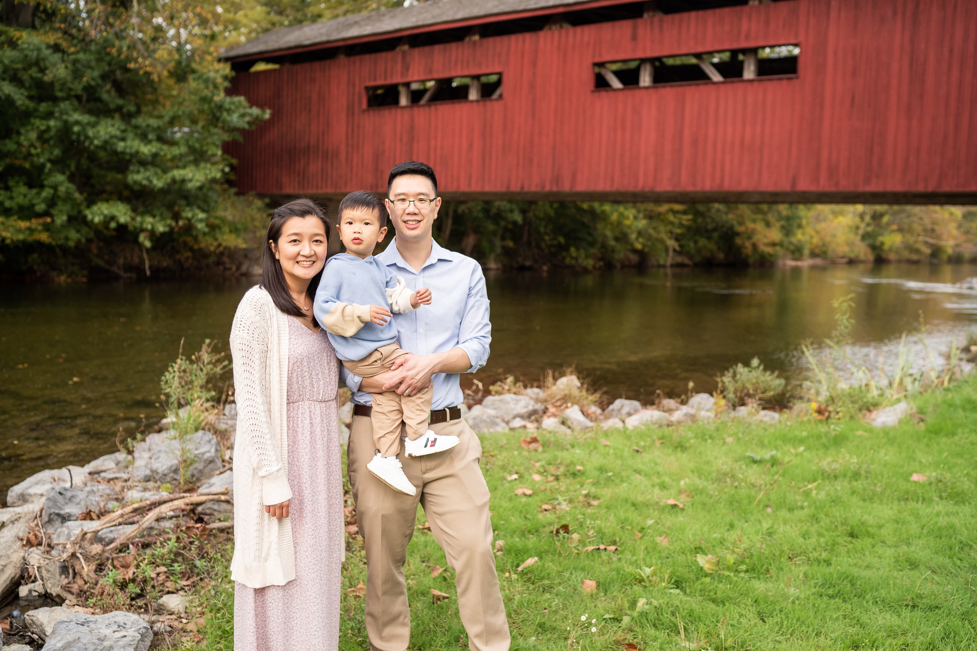 Sunset family portrait