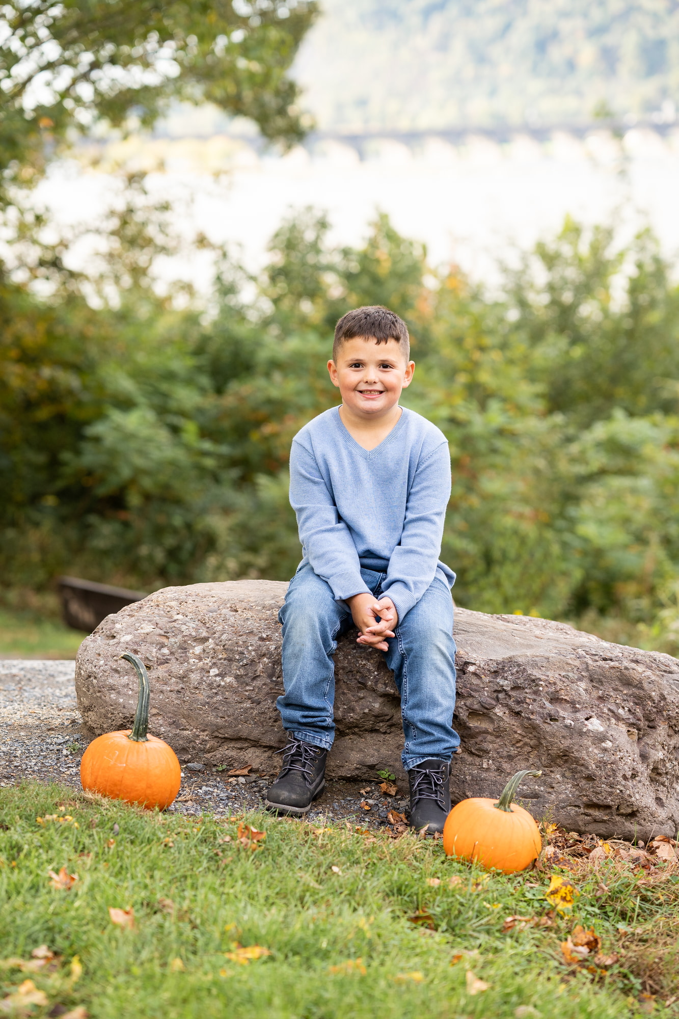 family photos at the park