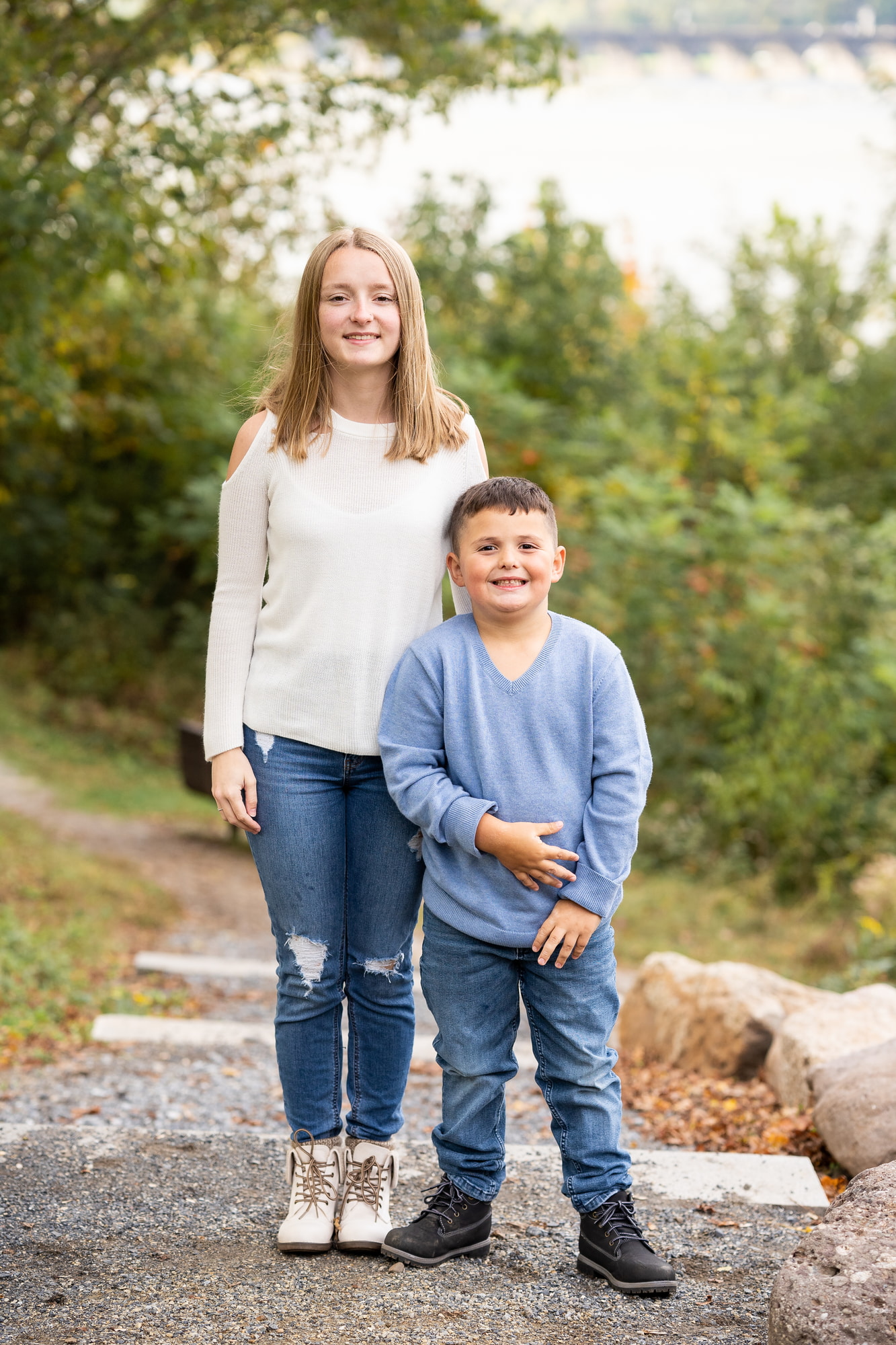 family photos at the park