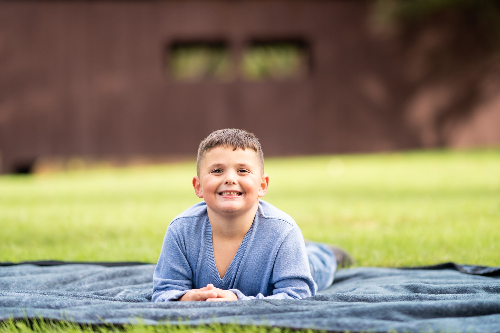 family photos at the park