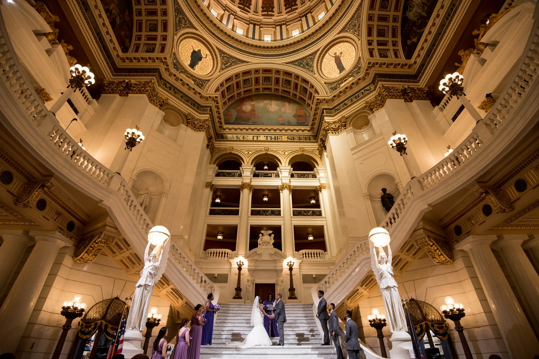 harrisburg pa capitol rotunda building wedding
