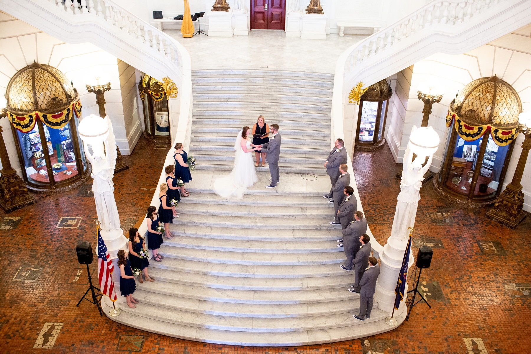 harrisburg pa capitol rotunda building wedding