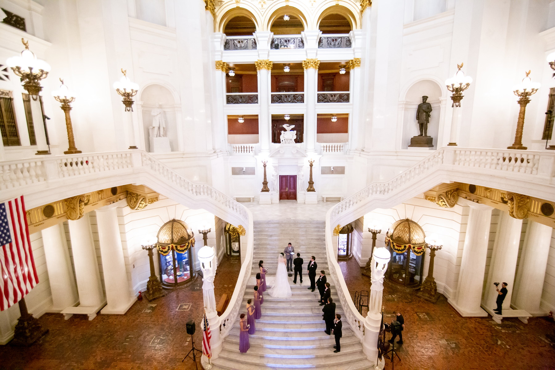 harrisburg pa capitol rotunda building wedding