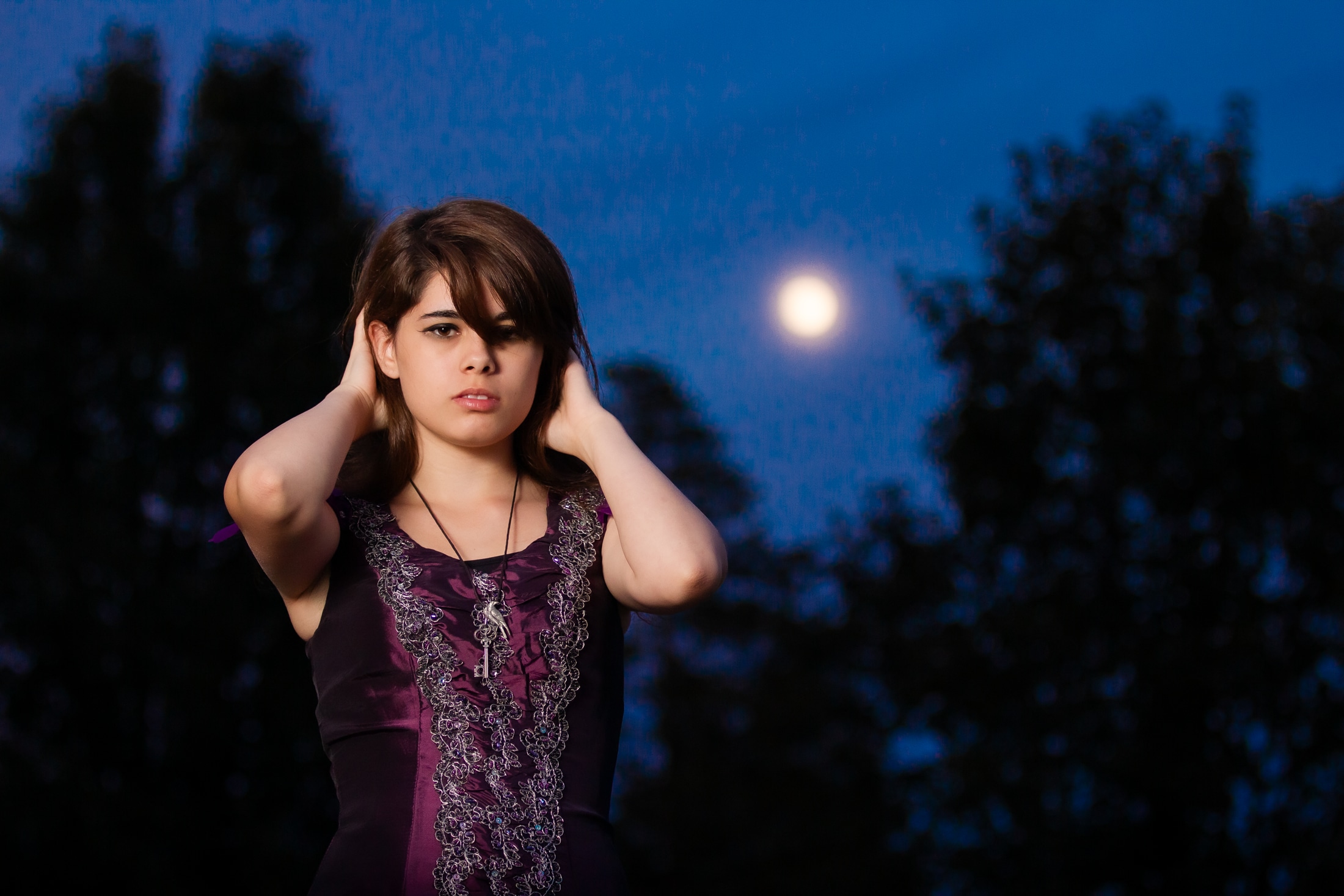 Big Spring High School senior portraits, elegant style