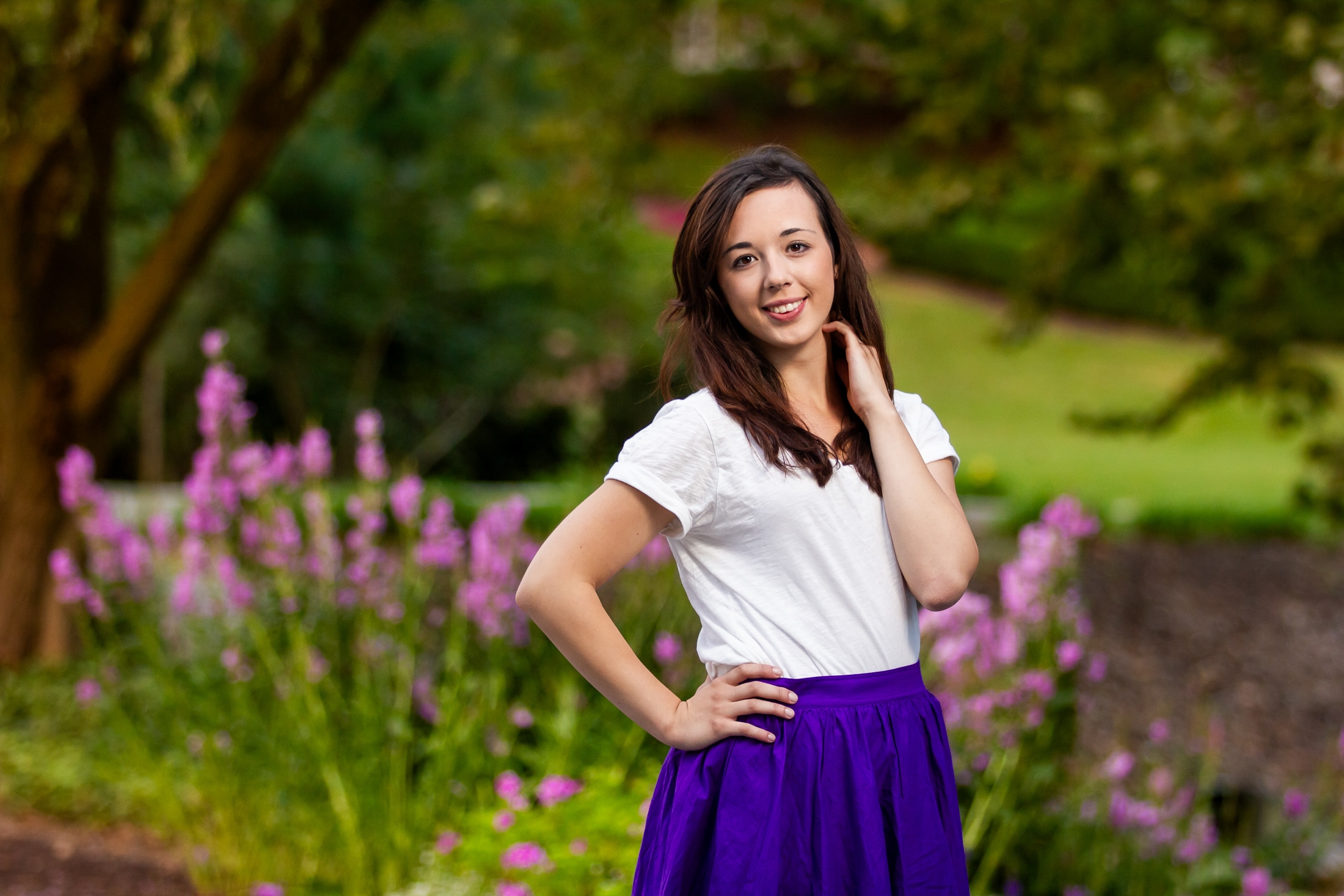 Dreamy senior portraits: Chelsea portraits make the future look bright and bold.